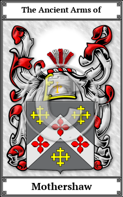 Mothershaw Family Crest Download (JPG)  Book Plated - 150 DPI