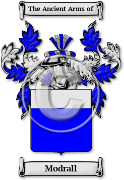 Modrall Family Crest Download (jpg) Legacy Series - 150 DPI