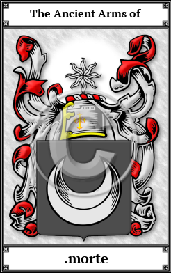 .morte Family Crest Download (JPG)  Book Plated - 150 DPI