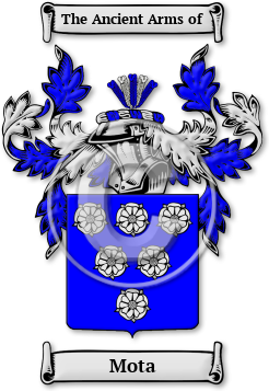 Mota Family Crest Download (jpg) Legacy Series - 150 DPI