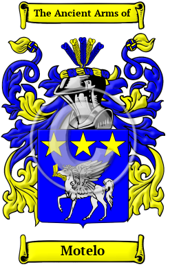 Motelo Family Crest/Coat of Arms