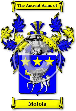 Motola Family Crest Download (jpg) Legacy Series - 150 DPI