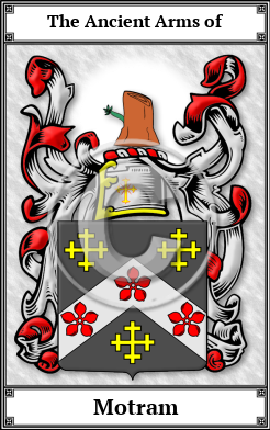 Motram Family Crest Download (JPG)  Book Plated - 150 DPI