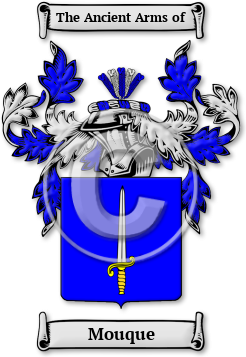 Mouque Family Crest Download (jpg) Legacy Series - 150 DPI
