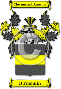 Du'moulin Family Crest Download (JPG) Legacy Series - 600 DPI