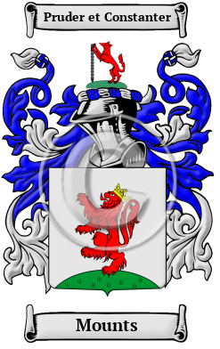 Mounts Family Crest/Coat of Arms