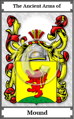 Mound Family Crest Download (JPG)  Book Plated - 150 DPI