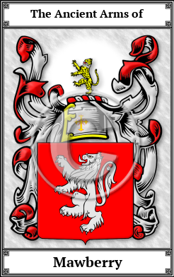 Mawberry Family Crest Download (JPG)  Book Plated - 150 DPI