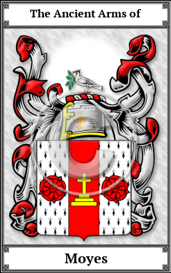 Moyes Family Crest Download (JPG) Book Plated - 600 DPI