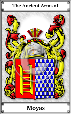 Moyas Family Crest Download (JPG)  Book Plated - 150 DPI