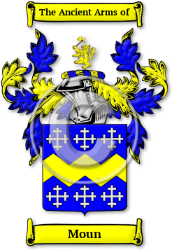 Moun Family Crest Download (JPG) Legacy Series - 600 DPI