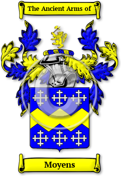 Moyens Family Crest Download (jpg) Legacy Series - 150 DPI