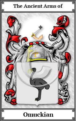 Omuckian Family Crest Download (JPG)  Book Plated - 150 DPI