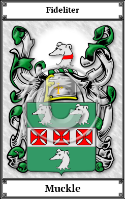 Muckle Family Crest Download (JPG)  Book Plated - 150 DPI