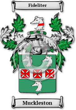 Muckleston Family Crest Download (jpg) Legacy Series - 150 DPI
