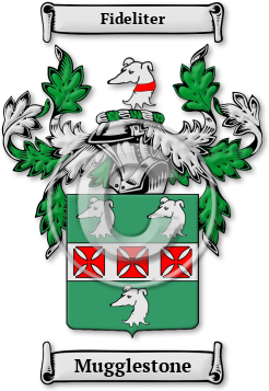 Mugglestone Family Crest Download (jpg) Legacy Series - 150 DPI