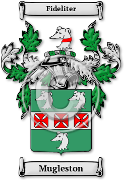 Mugleston Family Crest Download (jpg) Legacy Series - 150 DPI
