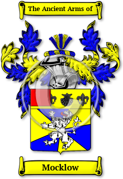 Mocklow Family Crest Download (jpg) Legacy Series - 150 DPI