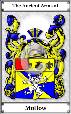Mutlow Family Crest Download (JPG)  Book Plated - 150 DPI
