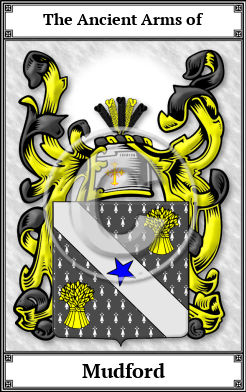 Mudford Family Crest Download (JPG)  Book Plated - 150 DPI
