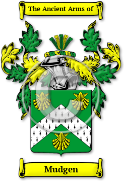 Mudgen Family Crest Download (jpg) Legacy Series - 150 DPI