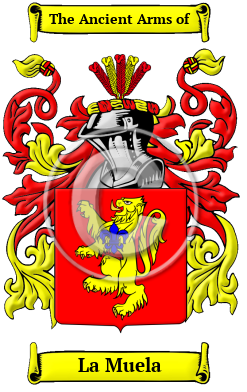 La Muela Family Crest/Coat of Arms