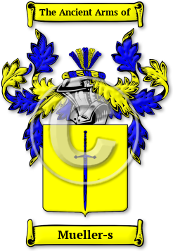 Mueller-s Family Crest Download (jpg) Legacy Series - 150 DPI