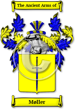 Møller Family Crest Download (jpg) Legacy Series - 150 DPI