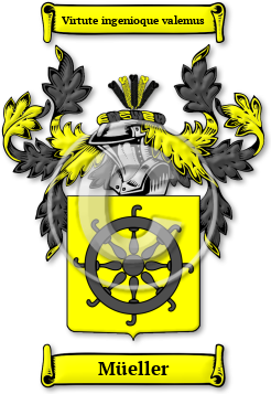 Müeller Family Crest Download (JPG) Legacy Series - 300 DPI
