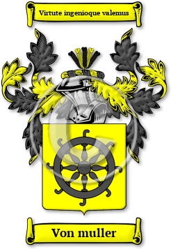 Von muller Family Crest Download (jpg) Legacy Series - 150 DPI