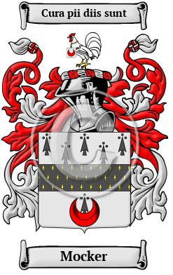 Mocker Family Crest/Coat of Arms