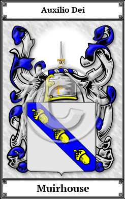 Muirhouse Family Crest Download (JPG)  Book Plated - 150 DPI