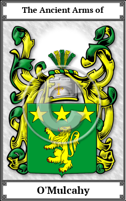 O'Mulcahy Family Crest Download (JPG)  Book Plated - 150 DPI
