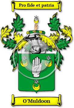 O'Muldoon Family Crest Download (jpg) Legacy Series - 150 DPI