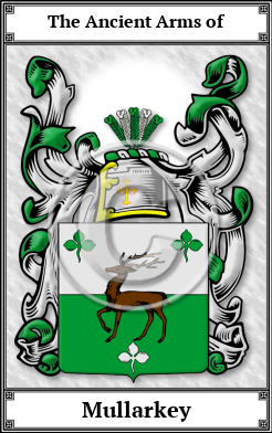 Mullarkey Family Crest Download (JPG)  Book Plated - 150 DPI