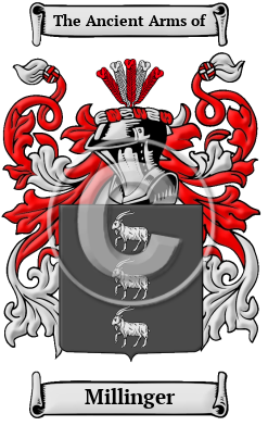 Millinger Family Crest/Coat of Arms
