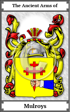 Mulroys Family Crest Download (JPG)  Book Plated - 150 DPI