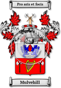 Mulvehill Family Crest Download (JPG) Legacy Series - 300 DPI