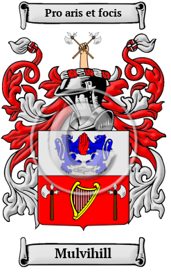 Mulvihill Family Crest Download (JPG) Heritage Series - 600 DPI