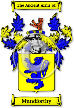 Mundforthy Family Crest Download (jpg) Legacy Series - 150 DPI