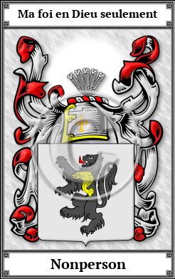 Nonperson Family Crest Download (JPG)  Book Plated - 150 DPI