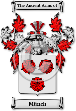 Münch Family Crest Download (jpg) Legacy Series - 150 DPI