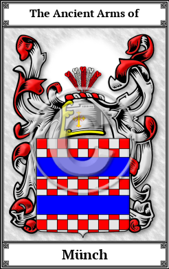 Münch Family Crest Download (JPG)  Book Plated - 150 DPI