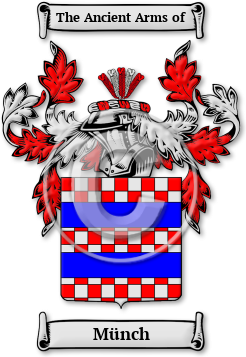 Münch Family Crest Download (jpg) Legacy Series - 150 DPI
