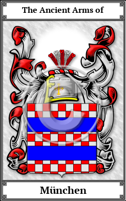 München Family Crest Download (JPG)  Book Plated - 150 DPI