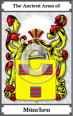 München Family Crest Download (JPG)  Book Plated - 150 DPI