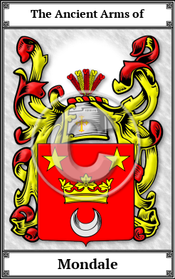 Mondale Family Crest Download (JPG) Book Plated - 600 DPI