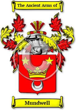 Mundwell Family Crest Download (jpg) Legacy Series - 150 DPI