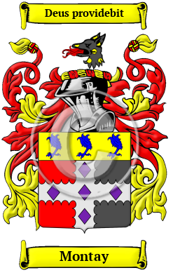 Montay Family Crest Download (JPG) Heritage Series - 600 DPI