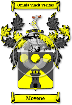 Movene Family Crest Download (jpg) Legacy Series - 150 DPI